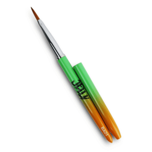 Jelly Gelly acrylic nail brush nailon hair oval 15mm*3.5mm