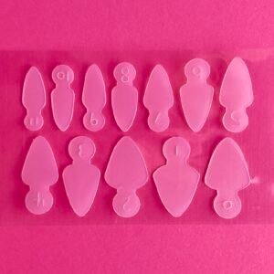 Jelly Gelly Silicone Pads for Dual Forms – Shape Nr. 3