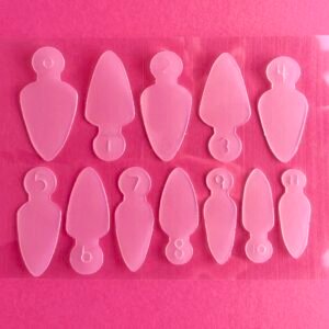Jelly Gelly Silicone Pads for Dual Forms – Shape Nr. 4