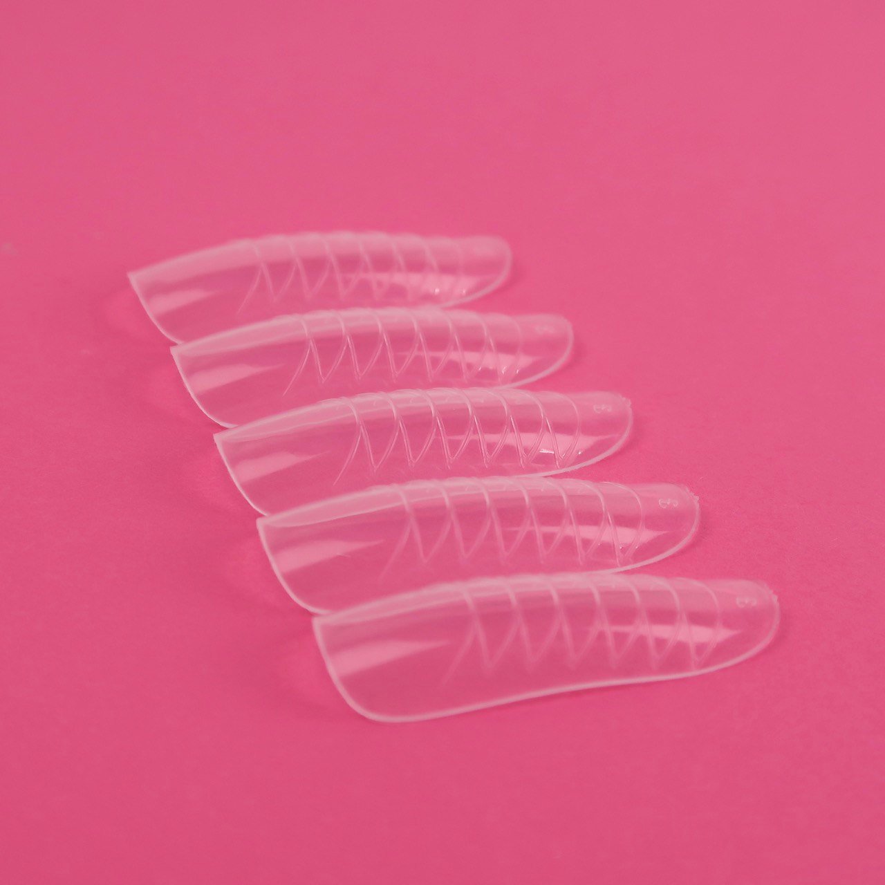 Jelly Gelly dual forms L straight curve 120 tips/12 size - Image 2