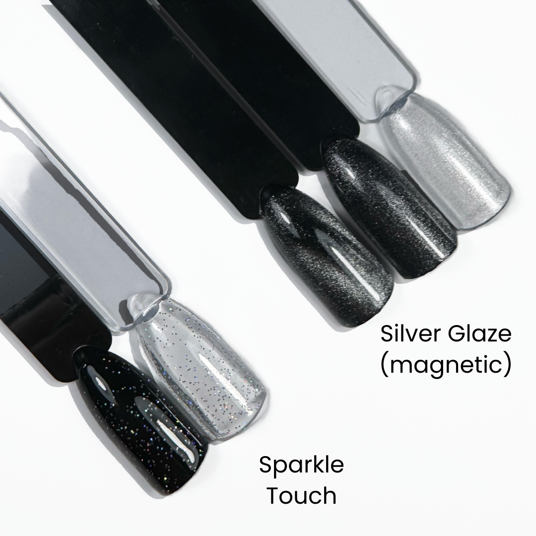 Jelly Gelly Top Coat Silver Glaze 12ml TPO/HEMA FREE - Image 2